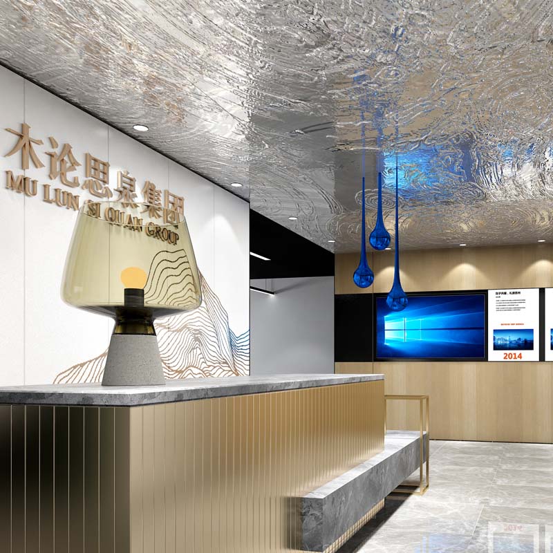 “水生萬物生，定制造型+專屬墻體文化設(shè)計(jì)”——木倫思集團(tuán)南寧辦公室設(shè)計(jì)裝修案例-燦源裝飾