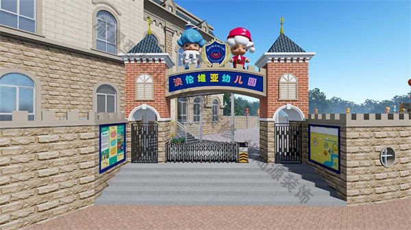 南寧幼兒園設(shè)計效果圖—燦源裝飾